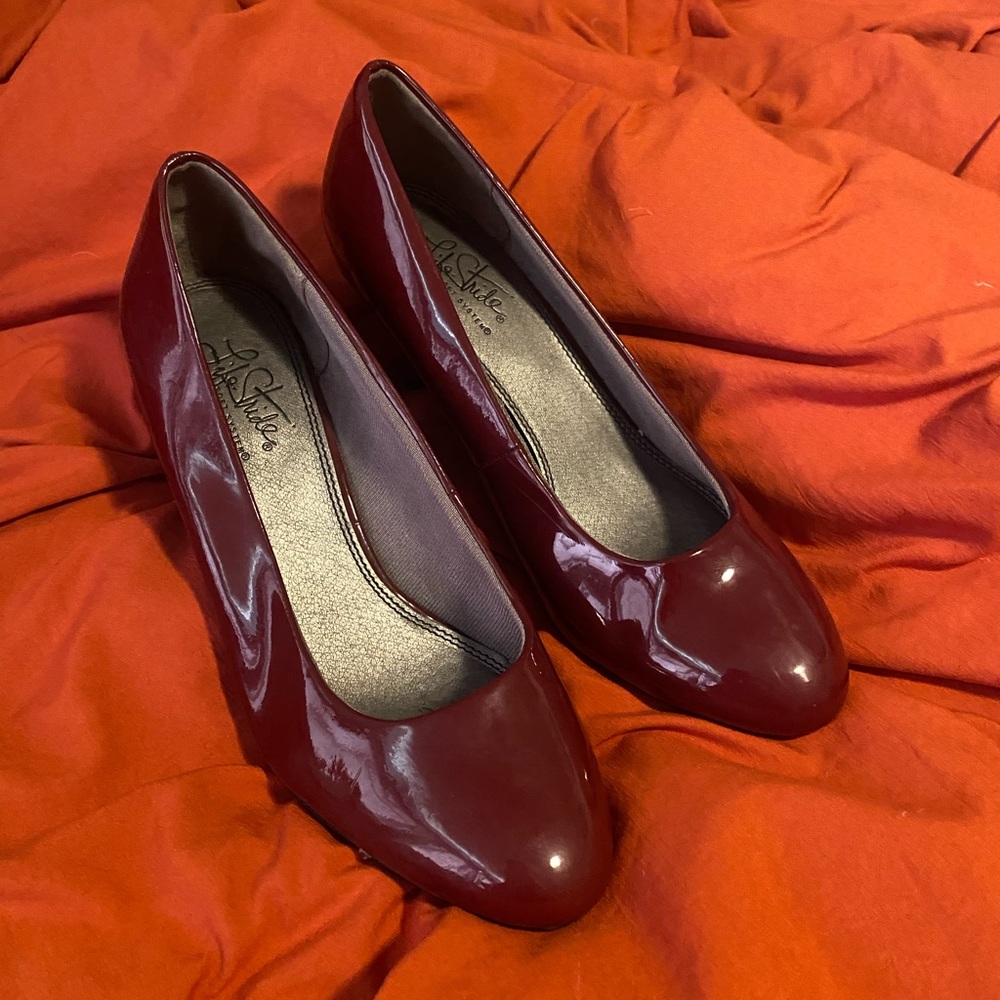 Life Stride Soft System Red Heels